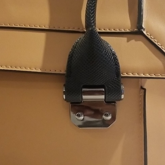 BCBGMAXAZRIA Tan Leather Handbag - Picture 2 of 7